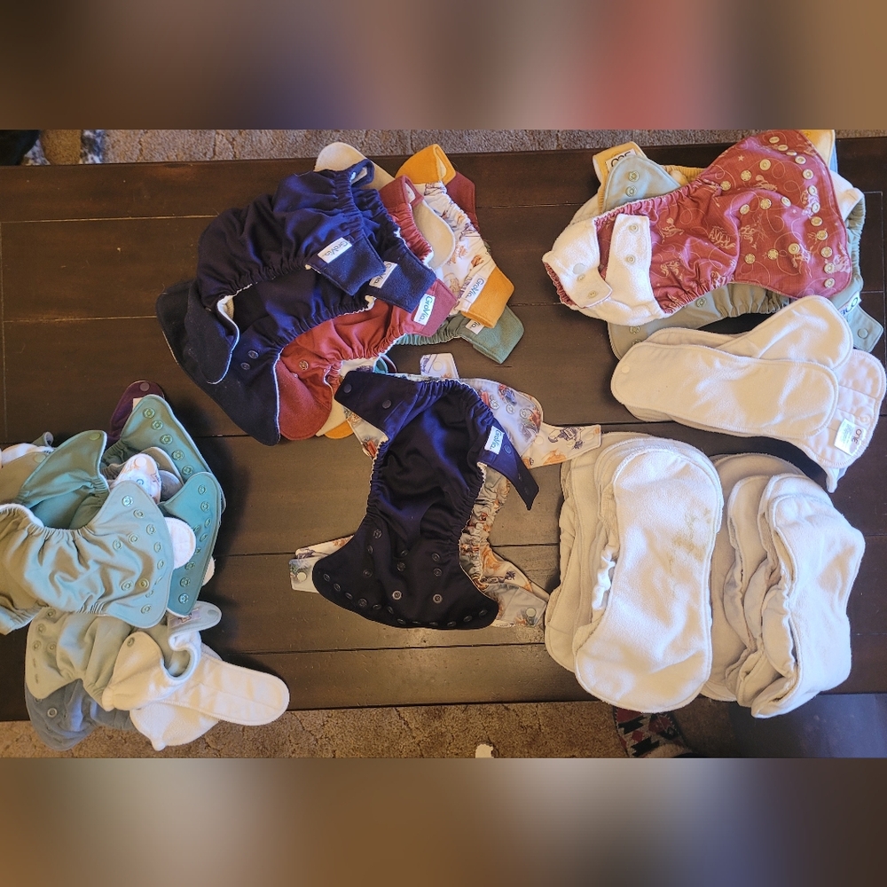 Lot of Grovia cloth diapers- will parcel